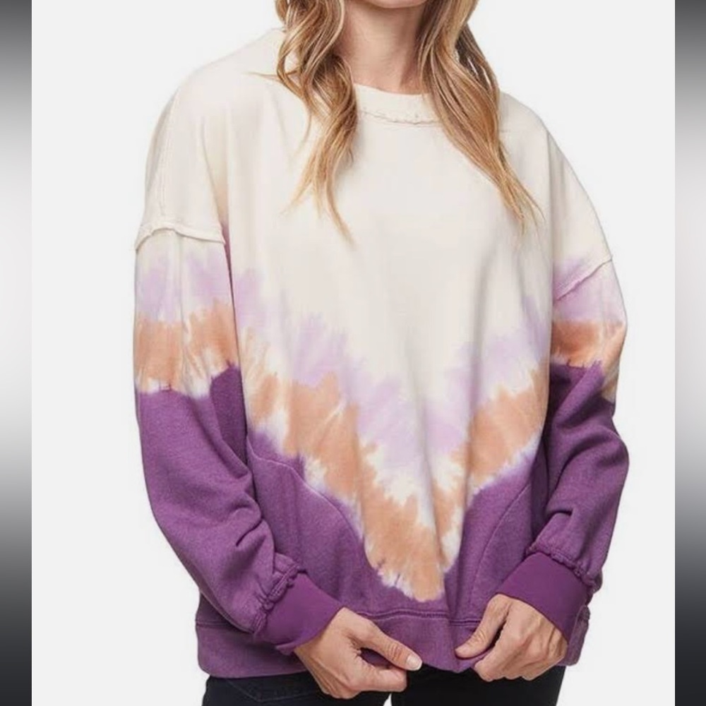 Free People Tie-Dye Sweatshirt